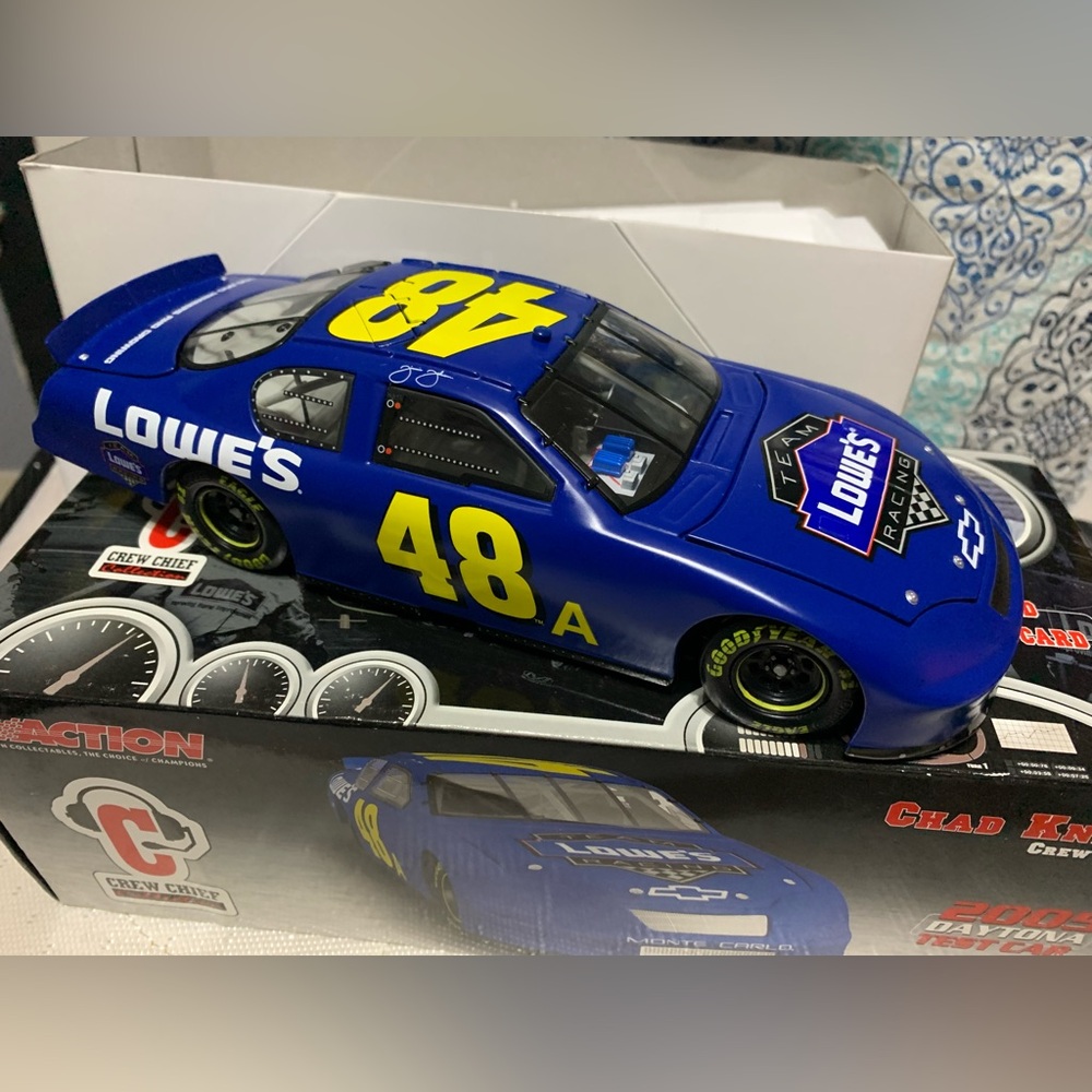 2005 Jimmie Johnson NASCAR diecast test car